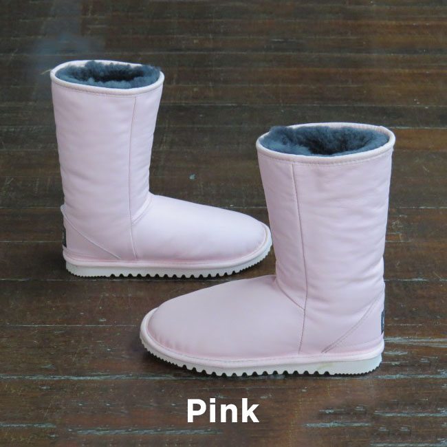 Leather Pink Calf Boots Perth