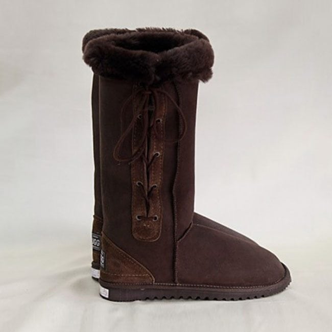 Tall Lace-Up Ugg Boots - Eagle Wools - 100% Aussie Made Products