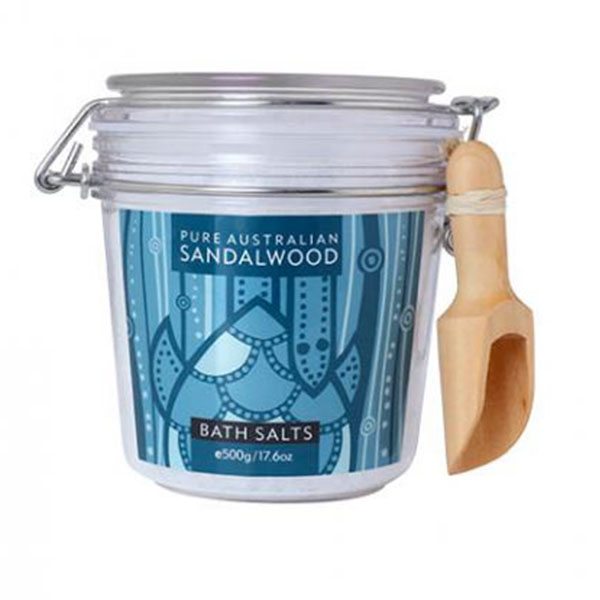 Pure Australian Sandalwood - Bath salts jar