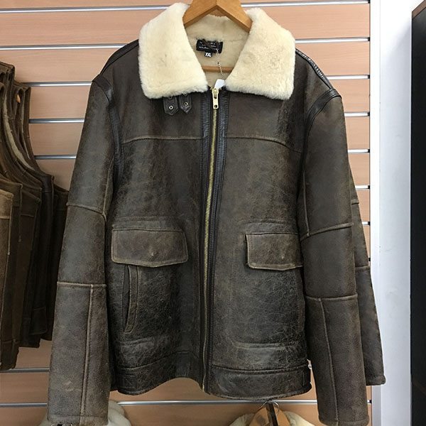 Sheepskin Bomber Jacket - Eagle Wools