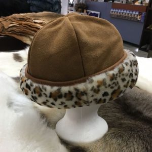 sheepskin hat tan